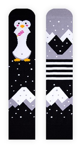 Farebné ponožky NANUSHKI Penguin On Ice 40-43