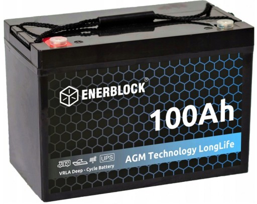JDM12-100 - Акумулятор 100ah Jdm12 - 100 Enerblock Partner Krk