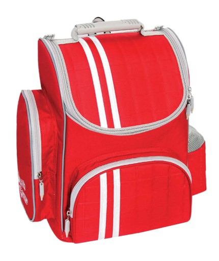 Однокамерний шкільний рюкзак Titanum Відтінки червоного, Відтінки сірого і срібло