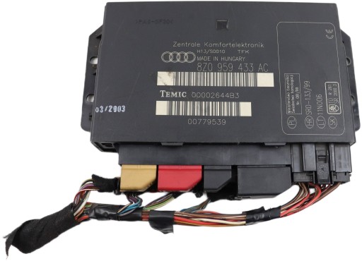 AUDI A2 Bedienteil komfortsteuergerät 1.4 TDI 8Z0959433AC