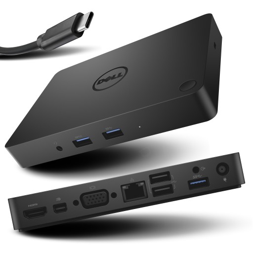 Dell Pro Series| Stacja dokująca Usb-c WD15 K17A Hdmi DisplayPort Vga RJ-45