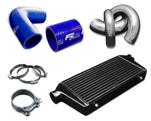 ICKIT-AUDI18-JR-N - Інтеркулер A4 B6 1.8 T BEX 192km синій JRspec