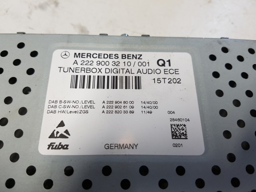 MERCEDES W205 MODULO CENTRALINA TUNER TV TUNERBOX