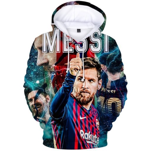 3D СВІТШОТ LEO MESSI УСІ РОЗМІРИ