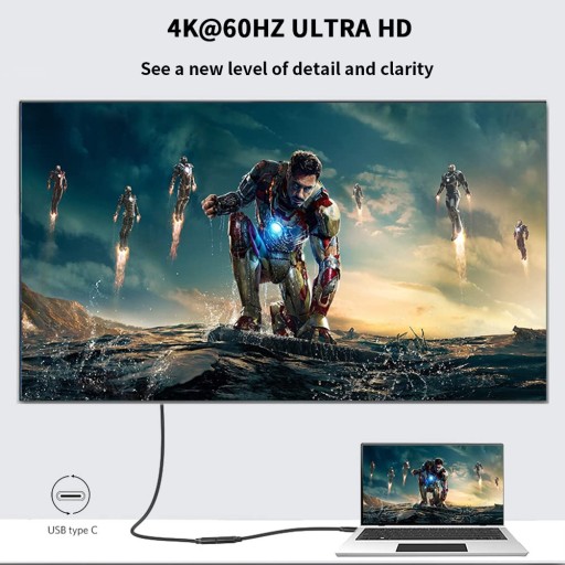 Удлинительный кабель USB 3.2 типа C, M-F, 1 м