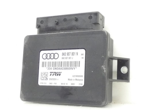 module control unit electric brake AUDI A4 B8 A5 8T LIFT 8K0907801N
