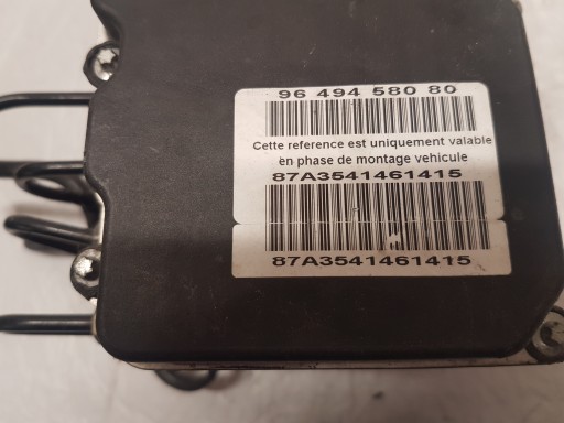 pump ABS PEUGEOT 307 9649458080