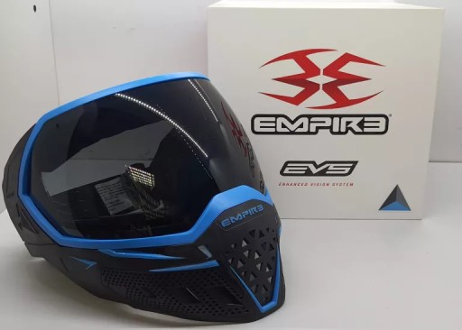 ПЕЙНТБОЛЬНА МАСКА EMPIRE EVS BLK/CYAN - NINJA