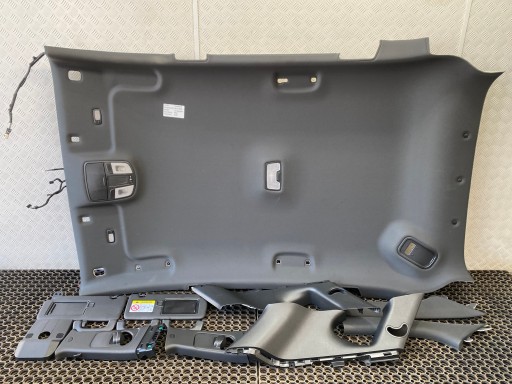 HYUNDAI TUCSON III 15-21 N-LINE CIELO INTERNO nero + RIVESTIMENTO MONTANTI + RIVESTIMENTO KOMPLET