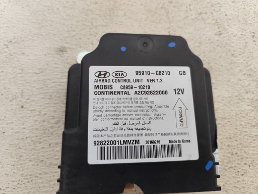 HYUNDAI I20 II 2016R Bedienteil SENSOR airbag 95910-C8210