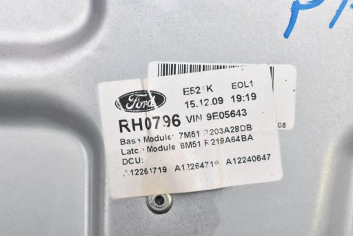 window regulator right front EU RH965078-101 FORD KUGA MK1 and 08-13