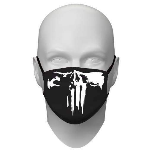 Бавовняна маска чорна 1 шт.