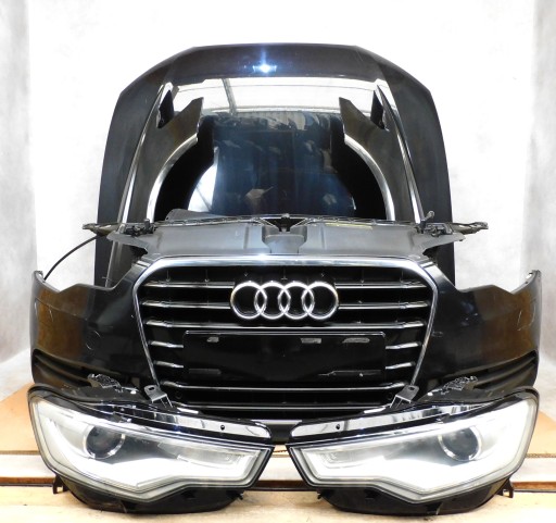 AUDI A6 C7 4G ПОЛНАЯ МАСКА ЛАМП ПЕРЕДНЕГО БАМПЕРА