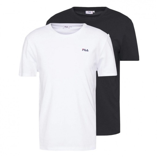 Fila tričko Brod Tee 2-Pack biela/čierna FAM0083.83072 XXL čierno-biela