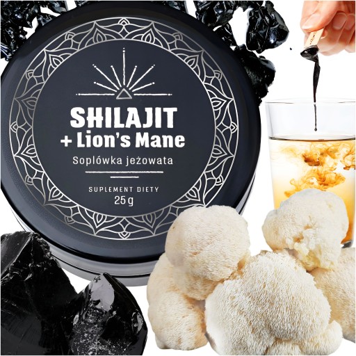 SHILAJIT MUMIO ALTAJSKÉ S LIONS MANE PRÍRODNÉ ORIGINÁLNE ČISTÉ PASTA 25G