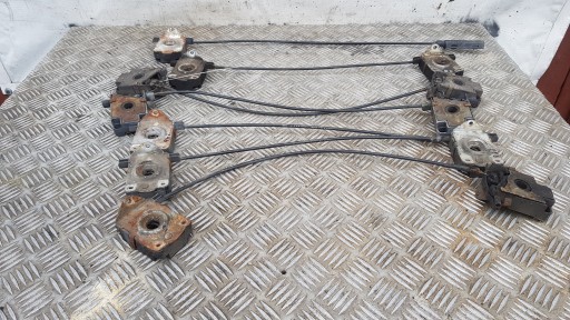 BMW 3 E46 Della serratura ZAMKI del cofano CAVO sinistra + Destra komplet