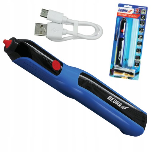 ГОРЯЧИЙ КЛЕЕВОЙ ПИСТОЛЕТ DEDRA DED7547 4 В 7–8 ММ