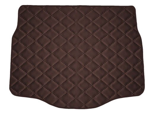Коврик из экокожи КОРИЧНЕВЫЙ для Citroen C4 Cactus 2014-2020 гг.