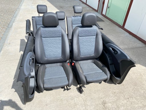 OPEL MERIVA B Sitz Sitze vorne heck Halbleder Sitz Seiten