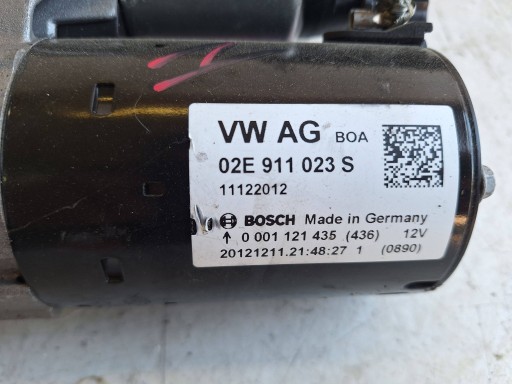 VOLKSWAGEN SEAT SKODA AUDI starter 02E911023S BOSCH