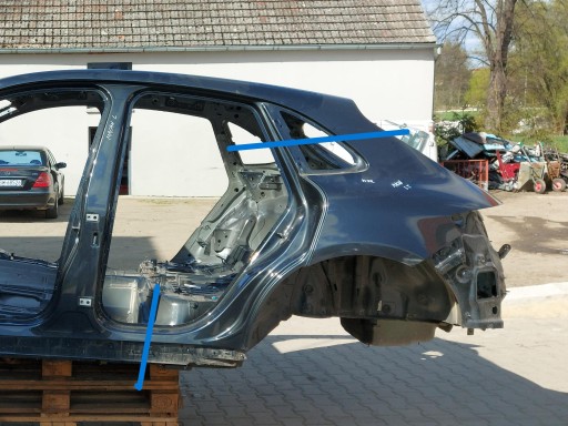 98956851256152 - PORSCHE MACAN 95B ЧЕТВЕРТЬ КРЫЛА ЛЕВАЯ ЗАДНЯЯ