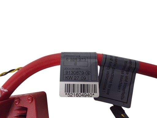 BMW E90 E87 terminal plus DODATNIA PIROTECHNICZNA (K) 9130879