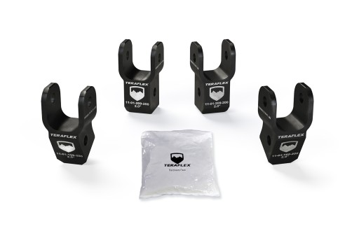 1985200 - Teraflex: jl: комплект удлинителей амортизатора 2 дюйма — передний и задний подъемник на 2–2,5 дюйма