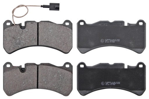 35173 - ГАЛЬМІВНА КОЛОДКА. MASERATI QUATTROPORTE VI 13-ПЕРЕДНЯ