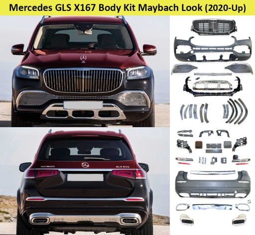 AEX167MAYBO - MERCEDES GLS X167 MAYBACH BODYKIT GLS600 БАМПЕРЫ