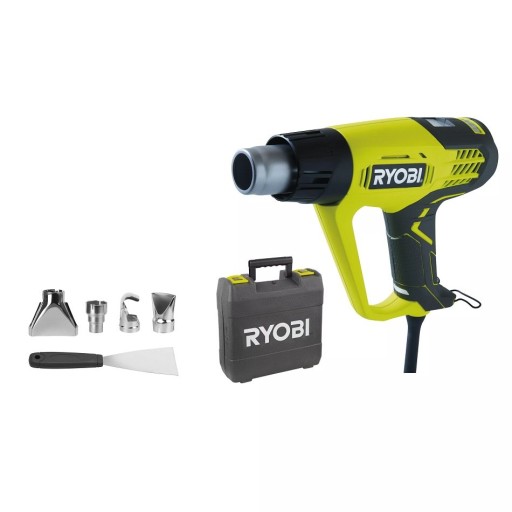 МЕРЕЖЕВА ТЕПЛОВА ЕЛЕКТРОГАРМАТА RYOBI 2000 Вт + КОРПУС 2 РЕЖИМИ