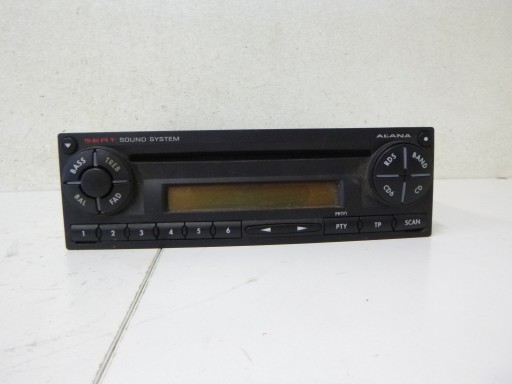 Radio CD SEAT Sound System ALANA Ibiza III Cordoba 6L0035156 + code