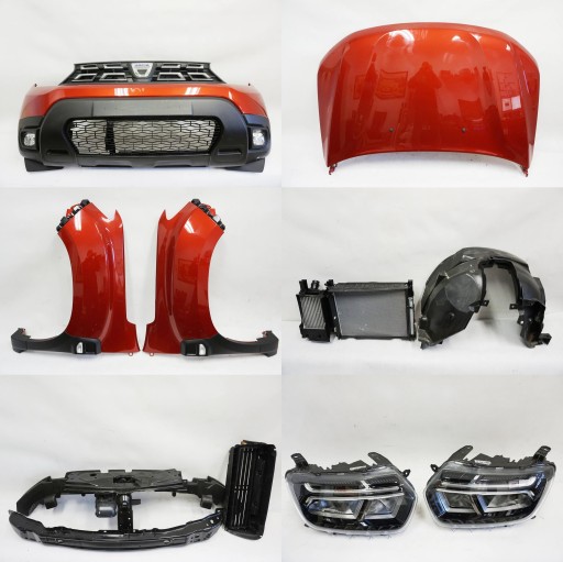 КАПОТ, БАМПЕР, КРИЛА, ЛАМПИ DACIA DUSTER II LIFT