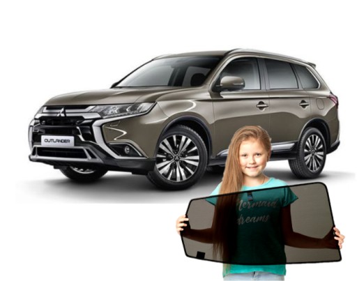 Шторы на магнитах Mitsubishi Outlander III 3