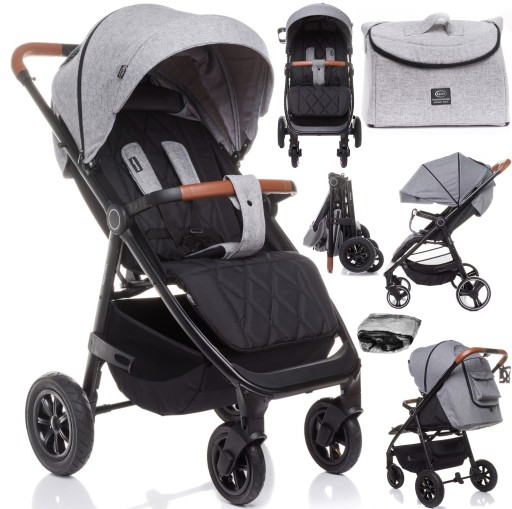 ФЛАГМАН 4Дитяча коляска + ФОЛГОВАНА СУМКА до 22 кг