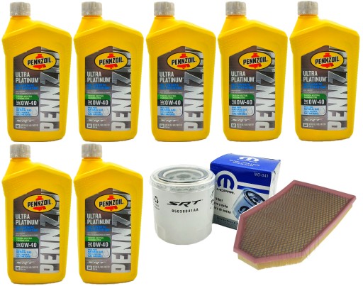 PENNZOIL 0W40 SRT + ЗАРЯДНИЙ ПРИСТРІЙ V8 ФІЛЬТРИ 2012-21