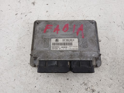 SKODA FABIA and 1.4 control unit of the engine 047906033D