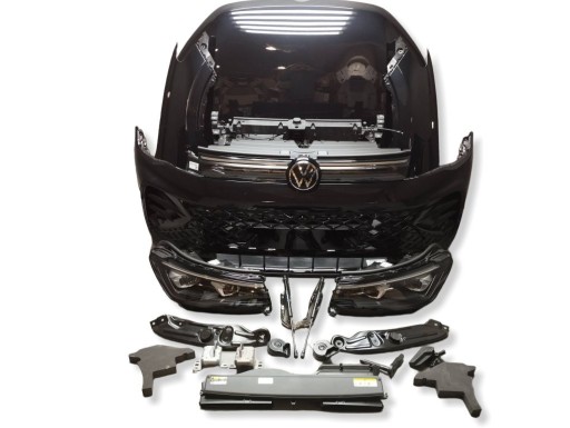 VW Tiguan III TDI R-LINE bonnet bumper lights tension belt radiator front LC9X