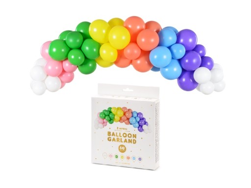 Набір кульок для гірлянди з повітряних куль Rainbow