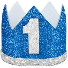 Синя корона на день народження PartyPal