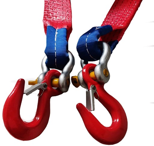 БУКСИРОВОЧНЫЙ ТРОС БУКСИРОВОЧНЫЙ РЕМЕНЬ 4 М 4,0 Т КРЮК СЕРТИФИКАТ