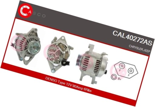 Генератор chrysler cal40272as