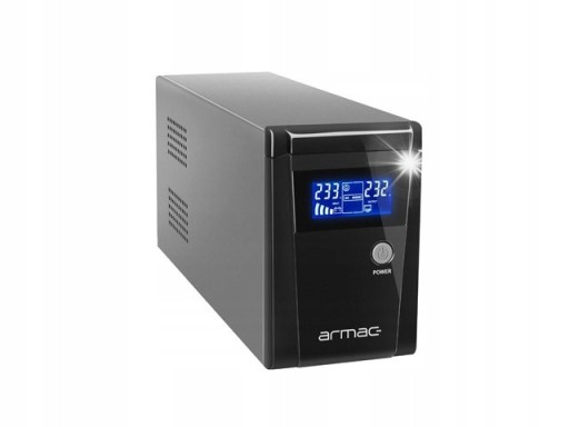 Джерело безперебійного живлення armac ups tower 390w / 650va sinus + 1x 7ah офісний акумулятор