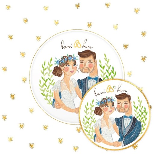 Листівка до дня бабусі 1х1 см