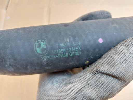 crijevo prijenos vode BMW X5 E70 3.0D 7794153