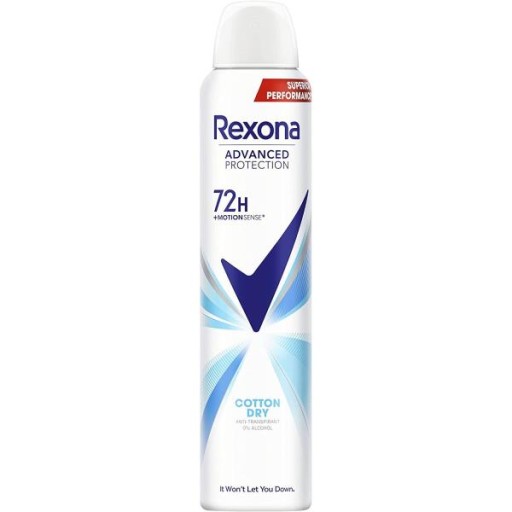 rexona cotton dry antyperspirant w sprayu 200 ml   