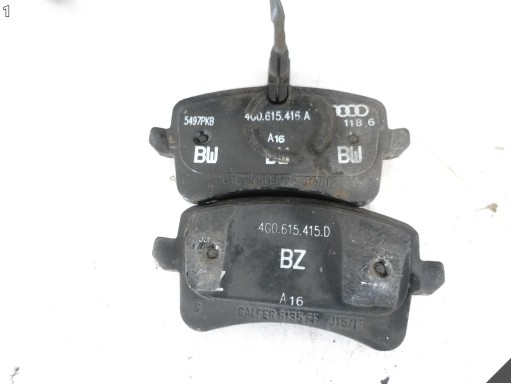 AUDI A7 S7 4G8 A6 4G0 C7 A8 4H0 D4 kotuče brzdové 330MM + plotýnky 22KM záď