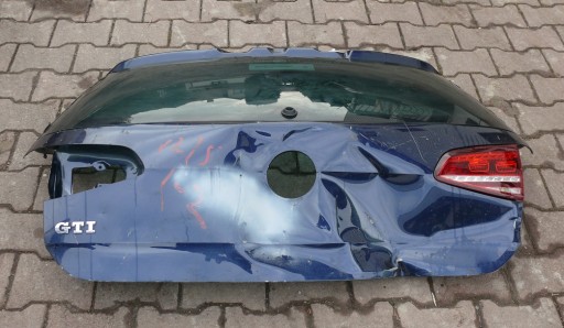 window rear part rear to the bonnet trunk door GRATIS VW VOLKSWAGEN GOLF VII 7 HB GTI 12-19r
