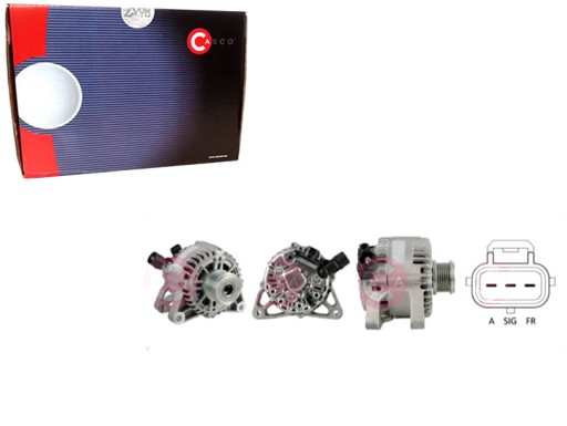 CAL14114AS - Генератор 12в 80а каско