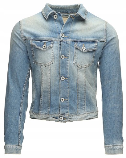 SELECTED Męska Katana Jeans Light Blue Jacket _ M