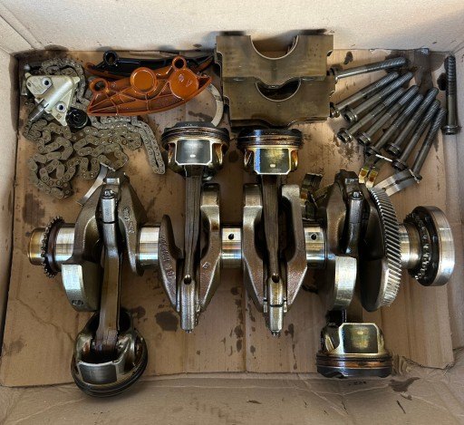 RANGE ROVER SPORT II L494 crank H4P3BA KORBY pistons KOMPLET 2.0B PT204